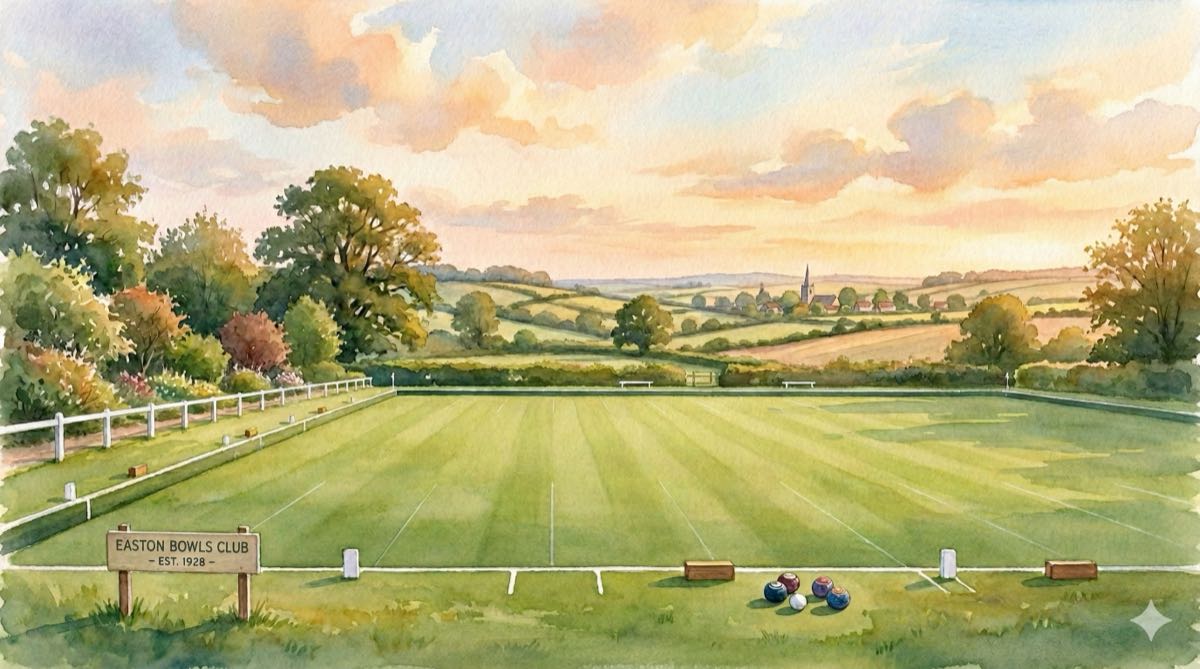 Easton Bowls Club green